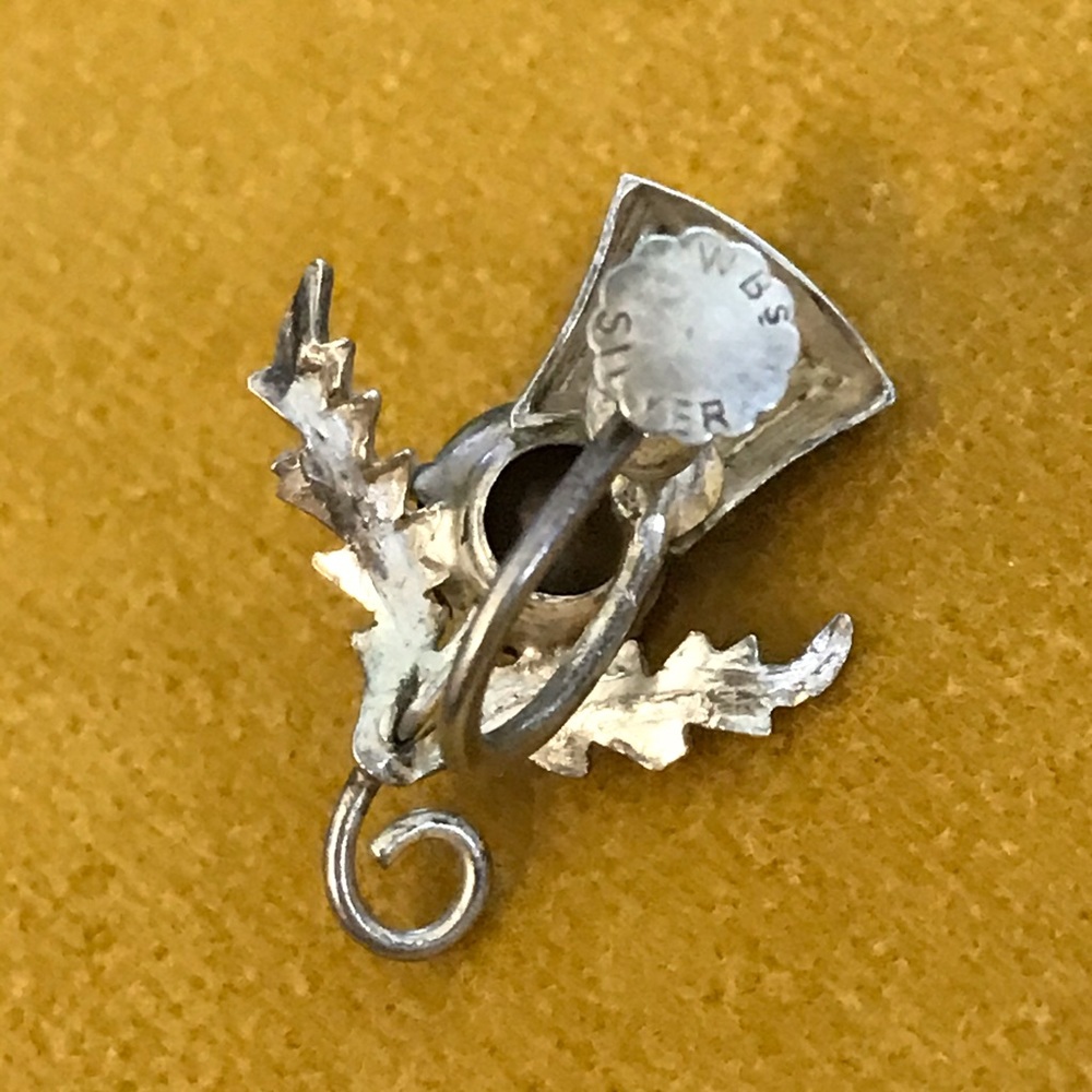 EUC Vintage Ward Brothers Sterling Silver Earrings - Picture 8 of 8